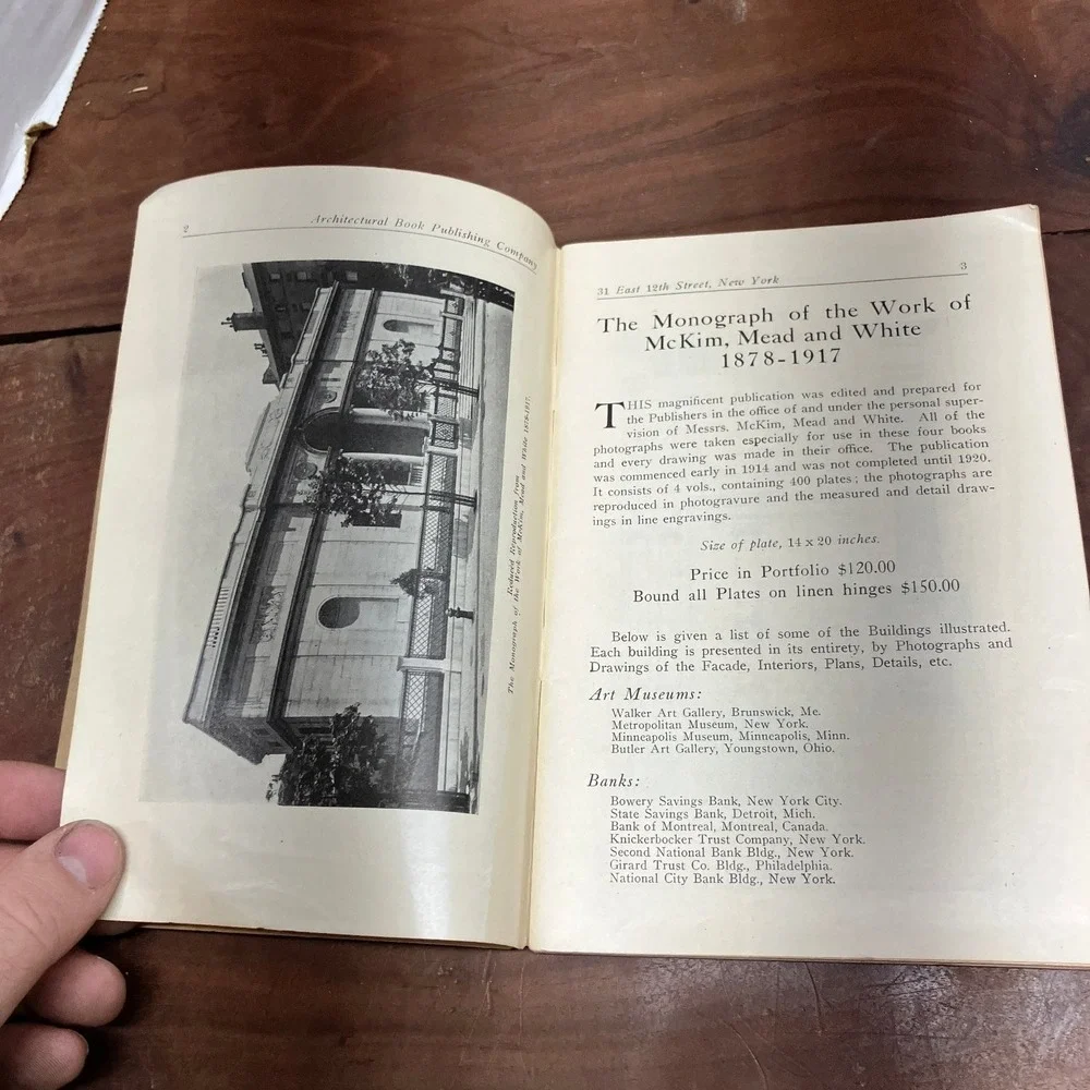 Architectural & Art Industrial Books Catalogue 1921 Paul Wenzel New York